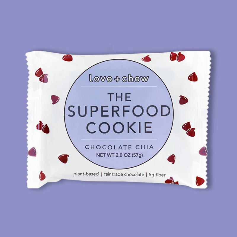 Chocolate Chia Superfood Cookie - Love + Chew