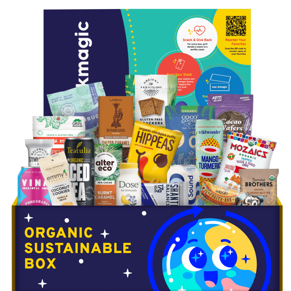 organic and sustainable snack box 