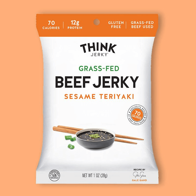Think Jerky - Grass-Fed Beef Jerky Sesame Teriyaki 